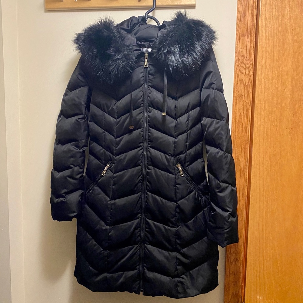 Women’s Heavy Weight Puffer Coat Faux Fur Hood